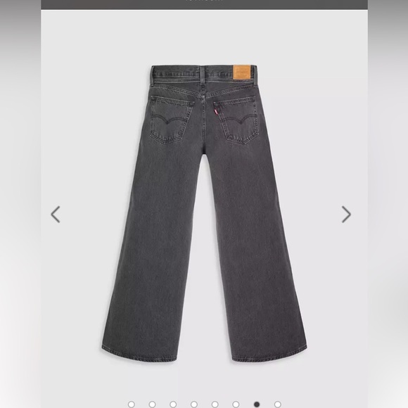 Levi's Women's Wide-Leg Jeans - Dark Gray - Picture 5 of 7